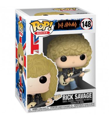 RICK SAVAGE / DEF LEPPARD / FIGURINE FUNKO POP