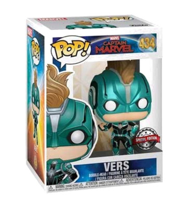 VERS / CAPTAIN MARVEL / FIGURINE FUNKO POP / EXCLUSIVE SPECIAL EDITION VERS / CAPTAIN MARVEL / FIGURINE FUNKO POP / EXCLUSIVE SPECIAL EDITION