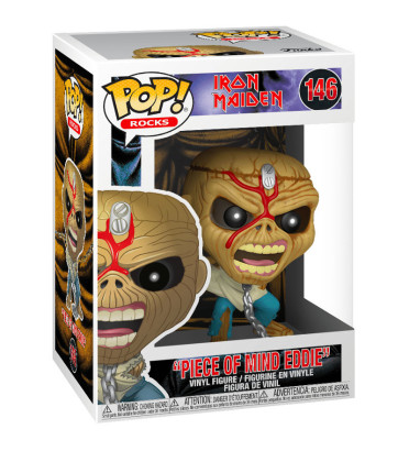 EDDIE PIECE OF MIND / IRON MAIDEN / FIGURINE FUNKO POP EDDIE PIECE OF MIND / IRON MAIDEN / FIGURINE FUNKO POP