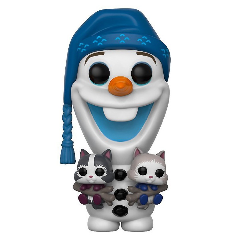 Figurine Olaf Avec Deux Chatons La Reine Des Neiges Funko
