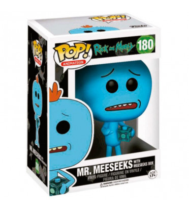 MR MEESEEKS WITH MEESEEKS BOX / RICK ET MORTY / FIGURINE FUNKO POP