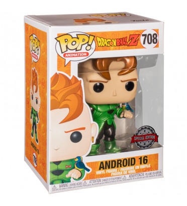 ANDROID 16 METALLIC / DRAGON BALL Z / FIGURINE FUNKO POP / EXCLUSIVE SPECIAL EDITION