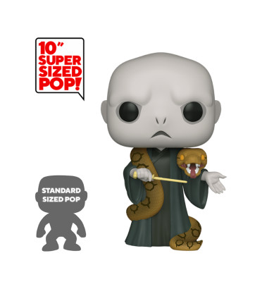 NAGINI AVEC VOLDEMORT SUPER OVERSIZED / HARRY POTTER / FIGURINE FUNKO POP