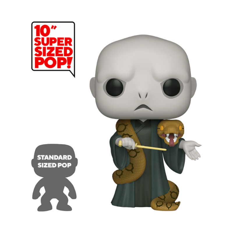 NAGINI AVEC VOLDEMORT SUPER OVERSIZED / HARRY POTTER / FIGURINE FUNKO POP