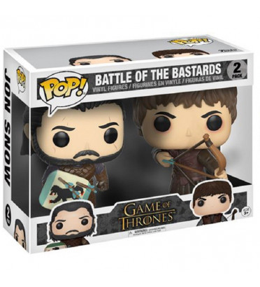 2-PACK BATTLE OF THE BASTARDS / GAME OF THRONES / FIGURINE FUNKO POP