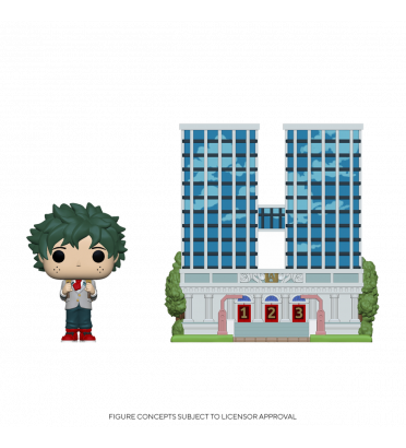 U.A HIGH SCHOOL WITH DEKU MIDDLE SCHOOL UNIFORM / MY HERO ACADEMIA / FIGURINE FUNKO POP