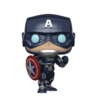 CAPTAIN AMERICA STARK TECH SUIT / MARVEL AVENGERS / FIGURINE FUNKO POP