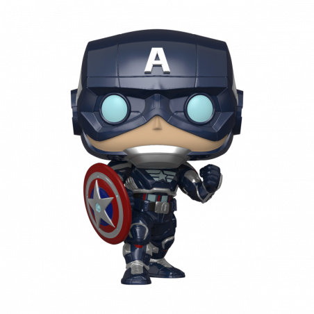 CAPTAIN AMERICA STARK TECH SUIT / MARVEL AVENGERS / FIGURINE FUNKO POP