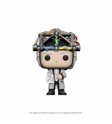 DOC EMMET BROWN AVEC CASQUE / RETOUR VERS LE FUTUR / FIGURINE FUNKO POP DOC EMMET BROWN AVEC CASQUE / RETOUR VERS LE FUTUR / FIGURINE FUNKO POP