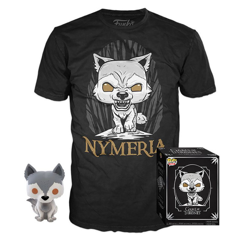 T-SHIRT S AVEC POP NYMERIA / GAME OF THRONES / FIGURINE FUNKO POP