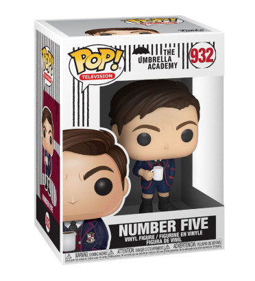 NUMBER FIVE / UMBRELLA ACADEMY / FIGURINE FUNKO POP NUMBER FIVE / UMBRELLA ACADEMY / FIGURINE FUNKO POP