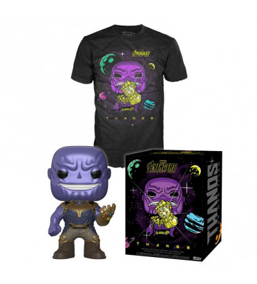 T-SHIRT M + POP THANOS / AVENGERS INFINITY WAR / FIGURINE FUNKO POP