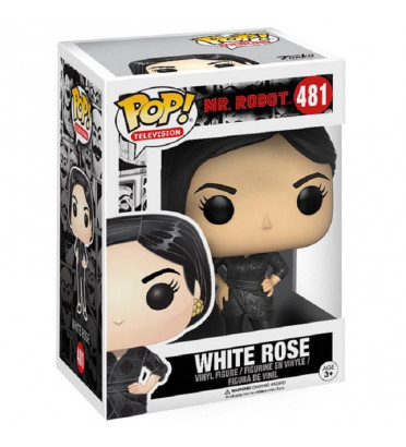 WHITE ROSE / MR ROBOT / FUNKO POP / FIGURINE BOITE ABIMÉE