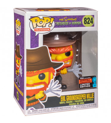 EVIL GROUNDSKEEPER WILLIE / THE SIMPSONS / FIGURINE FUNKO POP / EXCLUSIVE NYCC 2019