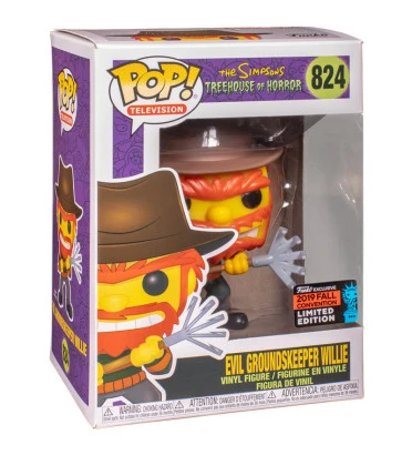 EVIL GROUNDSKEEPER WILLIE / THE SIMPSONS / FIGURINE FUNKO POP / EXCLUSIVE NYCC 2019