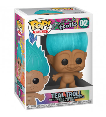 TEAL TROLL / GOOD LUCKS TROLLS / FIGURINE FUNKO POP