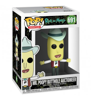 MR POOPY BUTTHOLE AUCTIONEER / RICK ET MORTY / FIGURINE FUNKO POP