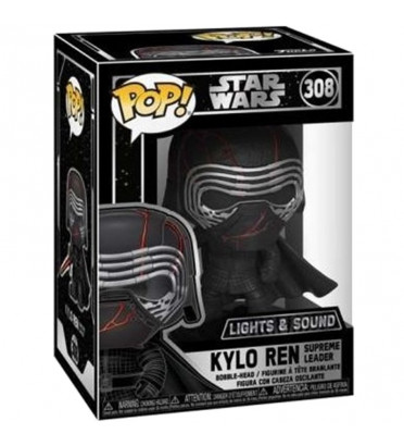 KYLO REN AVEC SON ET LUMIERE / STAR WARS / FIGURINE FUNKO POP