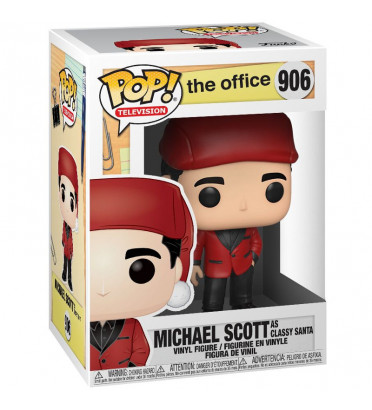 MICHAEL SCOTT AS CLASSY SANTA / THE OFFICE / FIGURINE FUNKO POP