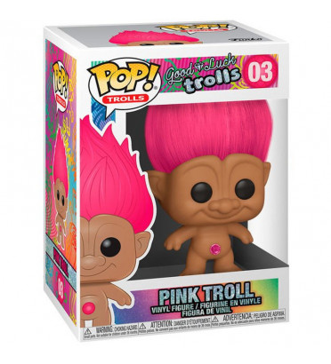 PINK TROLL / GOOD LUCK TROLLS / FIGURINE FUNKO POP