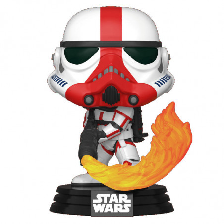 INCINERATOR STORMTROOPER / STAR WARS THE MANDALORIAN / FIGURINE FUNKO POP