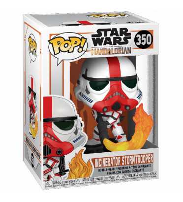 INCINERATOR STORMTROOPER / STAR WARS THE MANDALORIAN / FIGURINE FUNKO POP