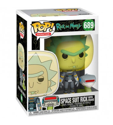 SPACE SUIT RICK AVEC SERPENT / RICK ET MORTY / FIGURINE FUNKO POP