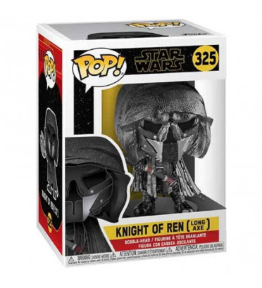 KNIGHT OF REN LONG AXE CHROME / STAR WARS / FIGURINE FUNKO POP