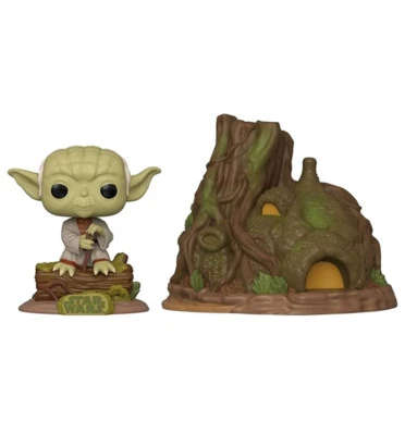DAGOBAH YODA WITH HUT / STAR WARS / FIGURINE FUNKO POP