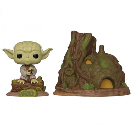 DAGOBAH YODA WITH HUT / STAR WARS / FIGURINE FUNKO POP