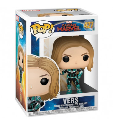 VERS UNMASKED / CAPTAIN MARVEL / FIGURINE FUNKO POP