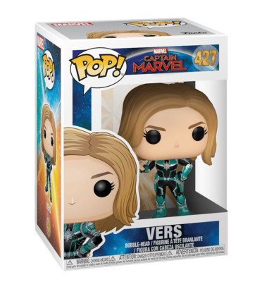 VERS UNMASKED / CAPTAIN MARVEL / FIGURINE FUNKO POP