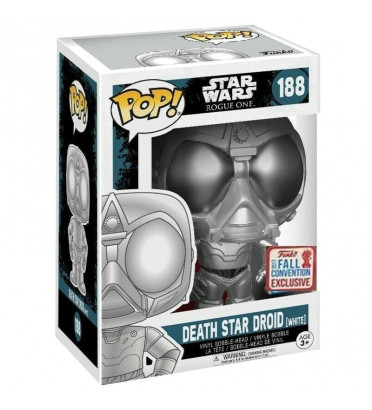 DEATH STAR DROID WHITE / STAR WARS ROGUE ONE / FIGURINE FUNKO POP / EXCLUSIVE NYCC 2017