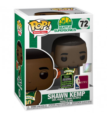 SHAWN KEMP / SEATTLE / FIGURINE FUNKO POP / EXCLUSIVE ECCC 2020