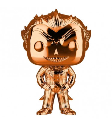 THE JOKER CHROME ORANGE / BATMAN ARKHAM ASYLUM / FIGURINE FUNKO POP / EXCLUSIVE SPECIAL EDITION