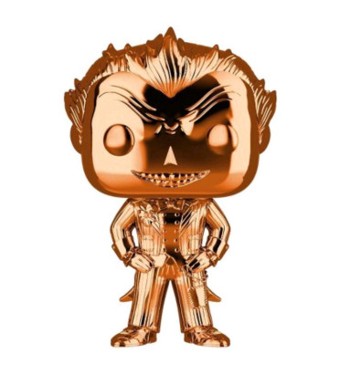 THE JOKER CHROME ORANGE / BATMAN ARKHAM ASYLUM / FIGURINE FUNKO POP / EXCLUSIVE SPECIAL EDITION