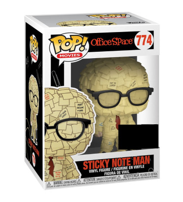 STICKY NOTE MAN / OFFICE SPACE / FIGURINE FUNKO POP / EXCLUSIVE SPECIAL EDITION STICKY NOTE MAN / OFFICE SPACE / FIGURINE FUNKO POP / EXCLUSIVE SPECIAL EDITION