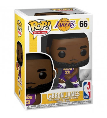 LEBRON JAMES MAILLOT VIOLET / LAKERS / FIGURINE FUNKO POP