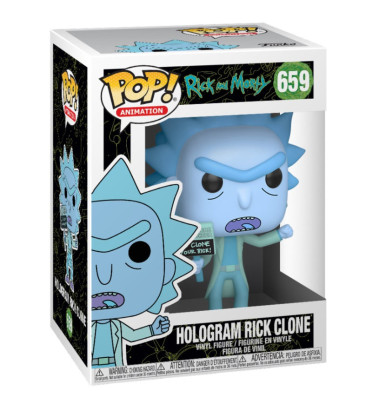 HOLOGRAM RICK CLONE / RICK ET MORTY / FIGURINE FUNKO POP
