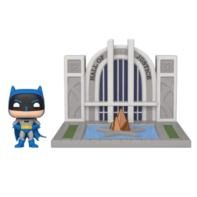 BATMAN WITH THE HALL OF JUSTICE / BATMAN / FIGURINE FUNKO POP