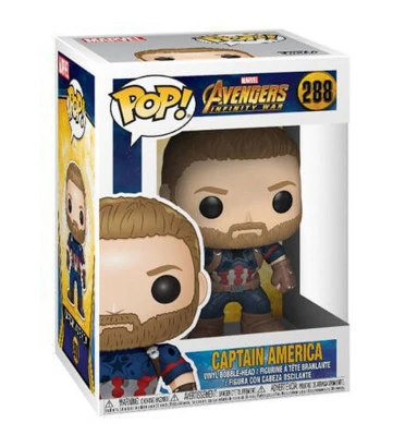 CAPTAIN AMERICA POING FERME / AVENGERS INFINITY WAR / FIGURINE FUNKO POP CAPTAIN AMERICA POING FERME / AVENGERS INFINITY WAR / FIGURINE FUNKO POP