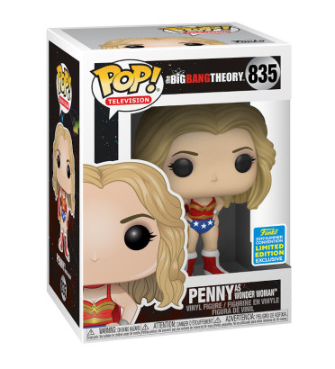 PENNY AS WONDER WOMAN / THE BIG BANG THEORY / FIGURINE FUNKO POP / EXCLUSIVE SDCC 2019 PENNY AS WONDER WOMAN / THE BIG BANG THEORY / FIGURINE FUNKO POP / EXCLUSIVE SDCC 2019