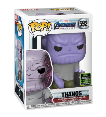 THANOS WITH DETACHABLE ARM / AVENGERS ENDGAME / FIGURINE FUNKO POP / EXCLUSIVE ECCC 2020 THANOS WITH DETACHABLE ARM / AVENGERS ENDGAME / FIGURINE FUNKO POP / EXCLUSIVE ECCC 2020