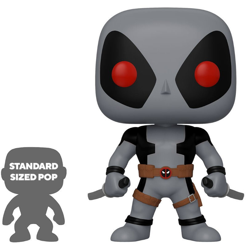 DEADPOOL SUPER OVERSIZED GRIS / DEADPOOL / FIGURINE FUNKO POP / EXCLUSIVE SPECIAL EDITION