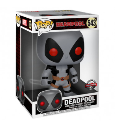 DEADPOOL SUPER OVERSIZED GRIS / DEADPOOL / FIGURINE FUNKO POP / EXCLUSIVE SPECIAL EDITION