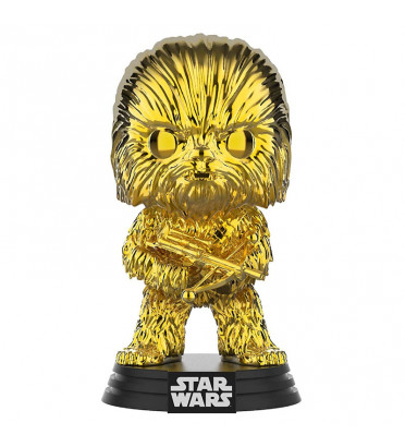 CHEWBACCA CHROME / STAR WARS / FIGURINE FUNKO POP / EXCLUSIVE GALACTIC CONVENTION