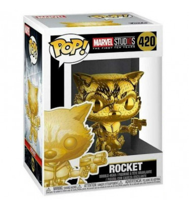 ROCKET RACOON CHROME / MARVEL STUDIOS / FIGURINE FUNKO POP