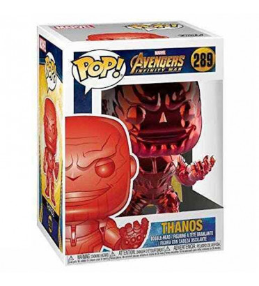 THANOS CHROME ROUGE / AVENGERS INFINITY WAR / FIGURINE FUNKO POP / EXCLUSIVE SPECIAL EDITION