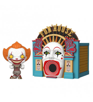 DEMONIC PENNYWISE AND FUNHOUSE / IT / FIGURINE FUNKO POP