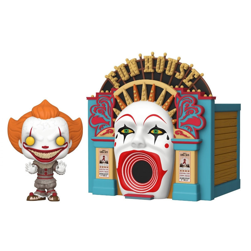 DEMONIC PENNYWISE AND FUNHOUSE / IT / FIGURINE FUNKO POP